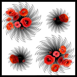 小方巾印花华亿平台图片