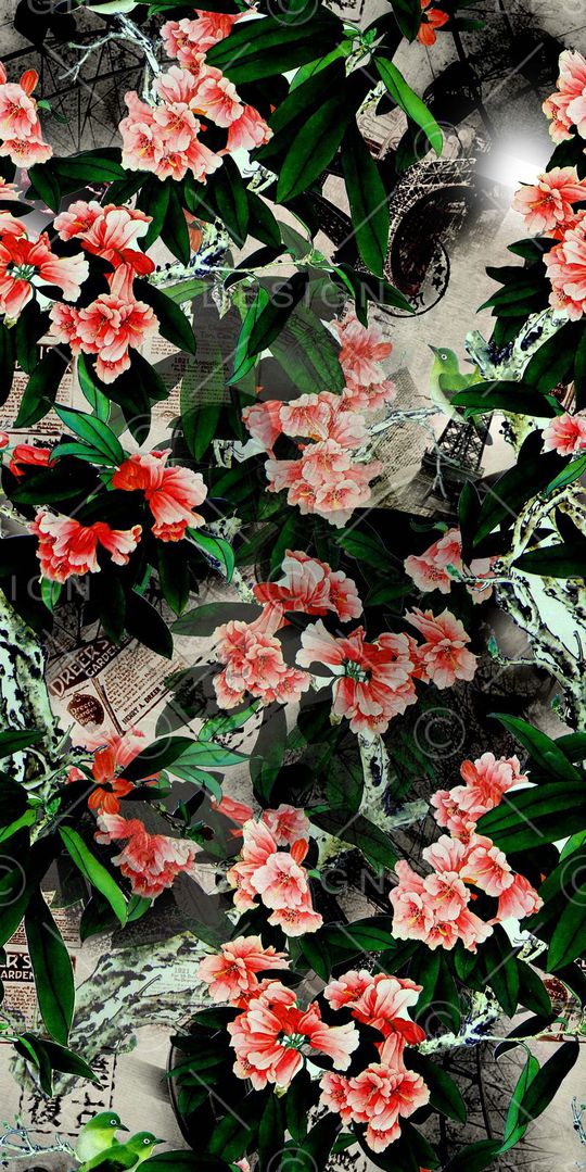 花朵印花华亿平台图片