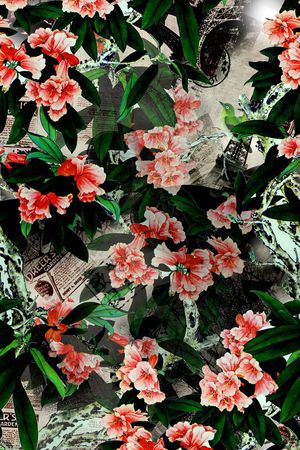 花朵印花华亿平台图片