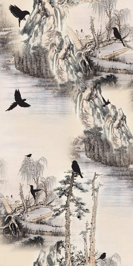 风景印花华亿平台图片