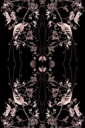 手绘印花华亿平台图片