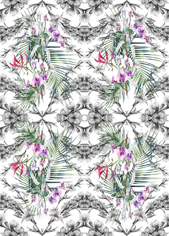 手绘印花华亿平台图片