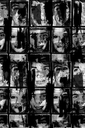 人物插画印花华亿平台图片