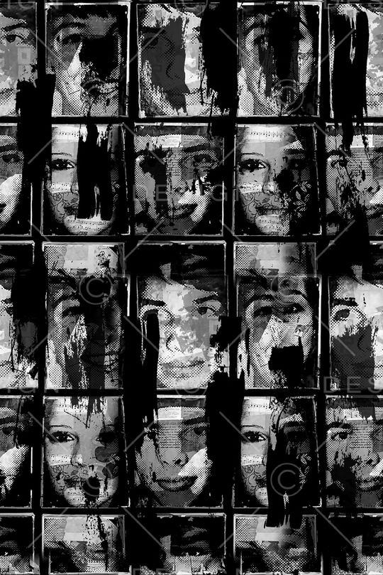 人物插画印花华亿平台图片