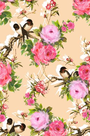 清新时尚印花华亿平台图片