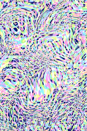 豹纹肌理印花华亿平台图片