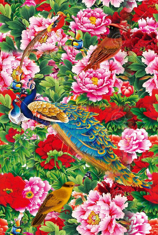 乱花印花华亿平台图片