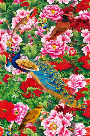 乱花印花华亿平台图片