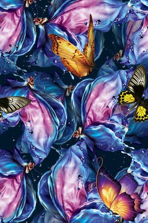 时尚大牌女装连衣裙印花华亿平台图片