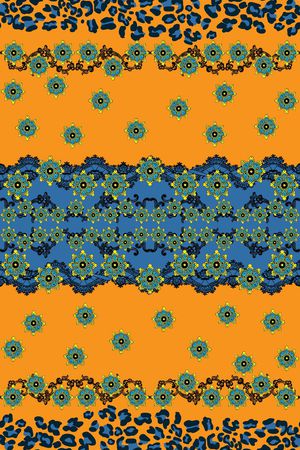 动物纹印花华亿平台图片