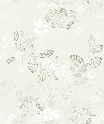 树叶印花华亿平台图片