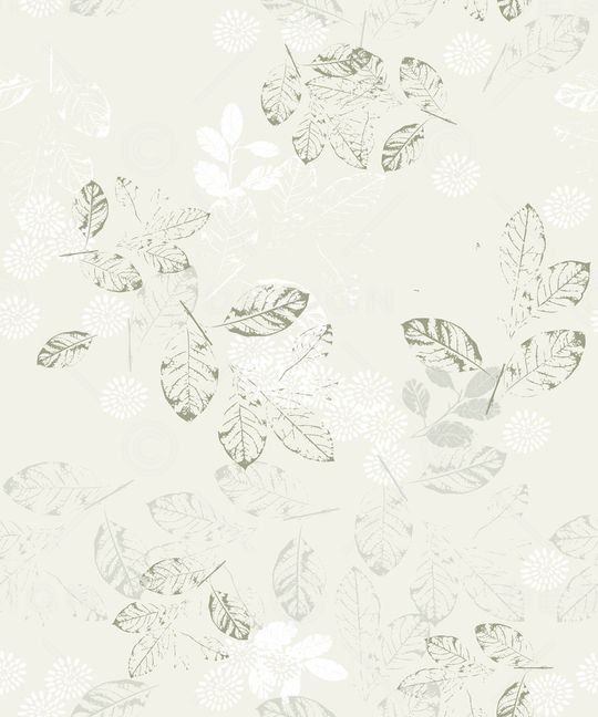 树叶印花华亿平台图片