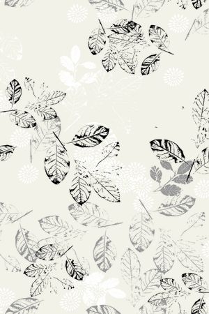 树叶印花华亿平台图片