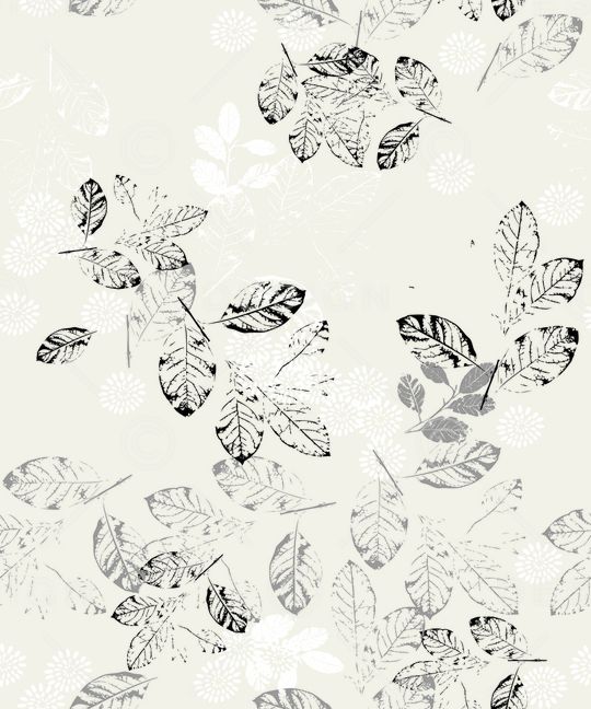 树叶印花华亿平台图片