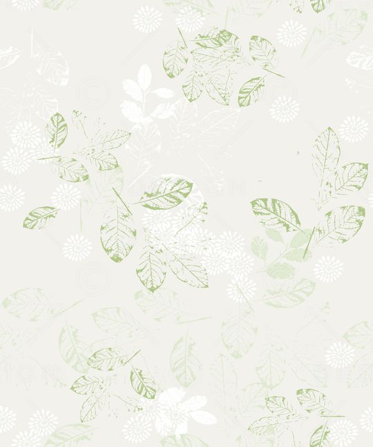 树叶印花华亿平台图片