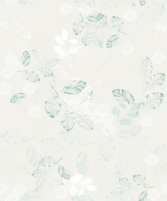 树叶印花华亿平台图片