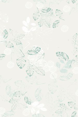 树叶印花华亿平台图片