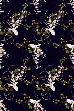 碎花印花华亿平台图片