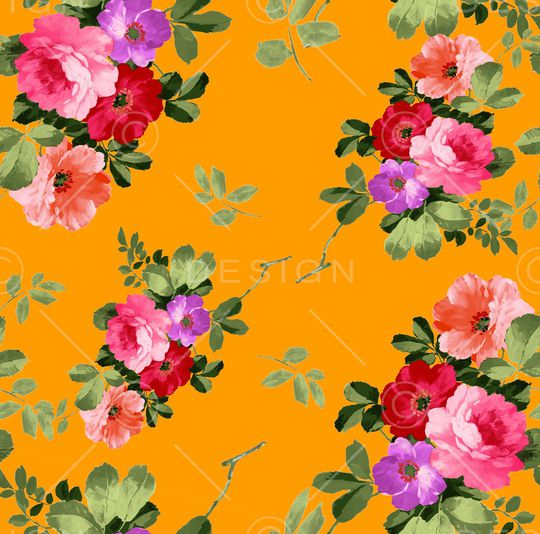 绣球花印花华亿平台图片