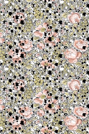 藤蔓印花华亿平台图片