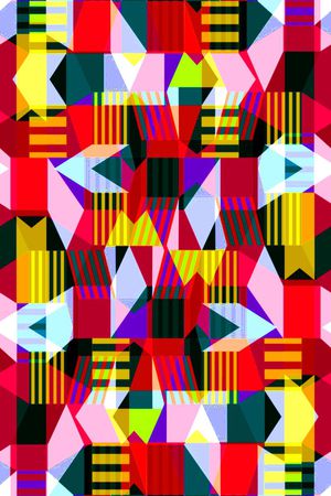 色块印花华亿平台图片