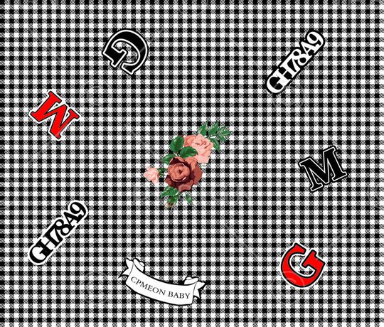 格子印花华亿平台图片