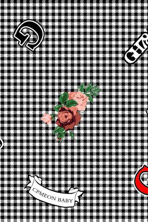 格子印花华亿平台图片