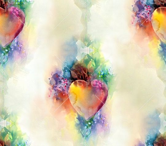 抽象水彩印花华亿平台图片