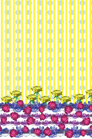 条纹印花华亿平台图片