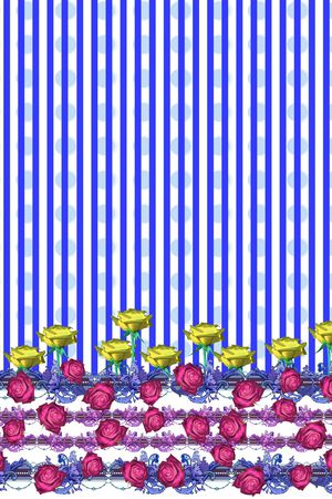 条纹印花华亿平台图片