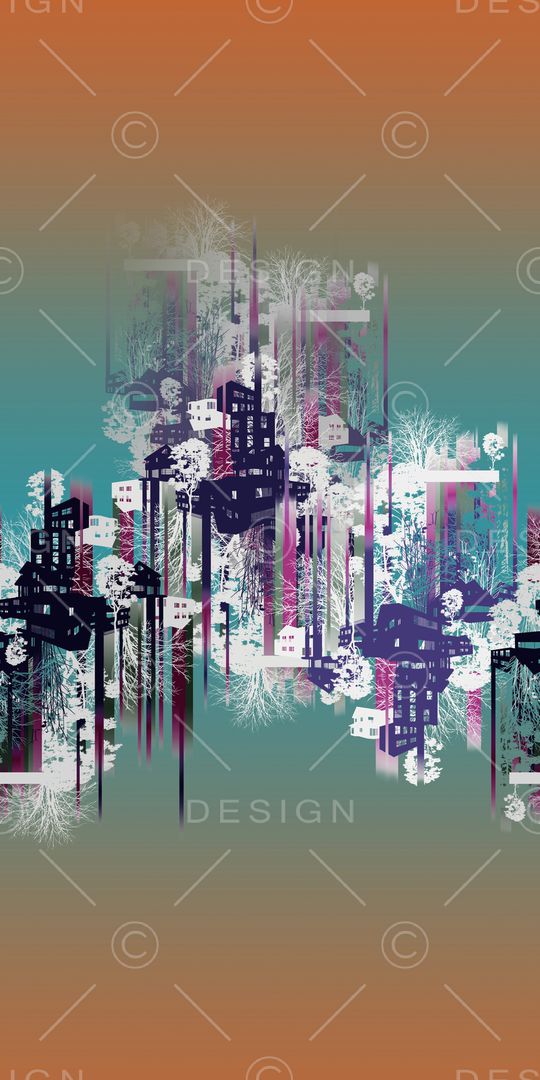 青舞-抽象印花华亿平台图片