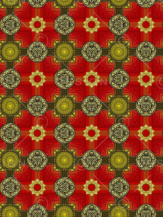 异域风情印花华亿平台图片