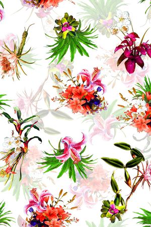 乱花印花华亿平台图片