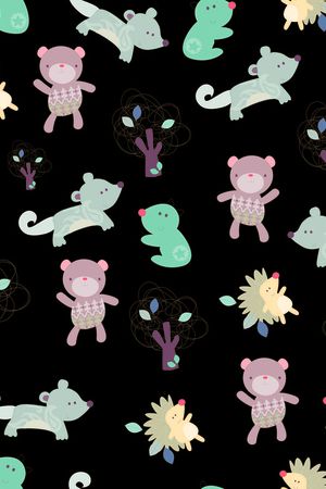 小熊印花华亿平台图片