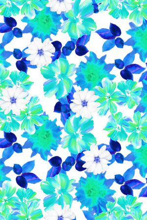 玉兰花印花华亿平台图片