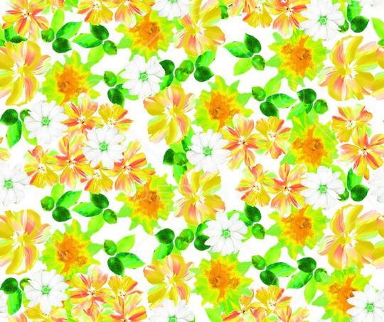 玉兰花印花华亿平台图片