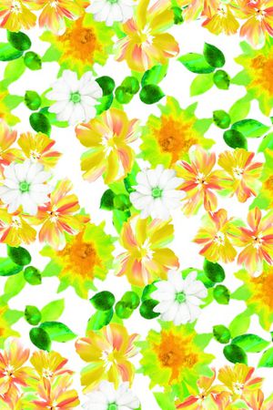 玉兰花印花华亿平台图片