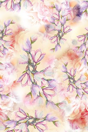 手绘印花华亿平台图片