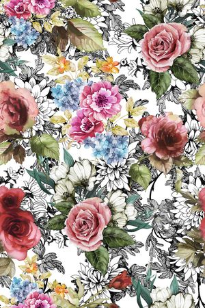 手绘印花华亿平台图片