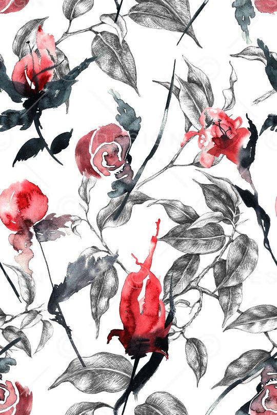 手绘印花华亿平台图片