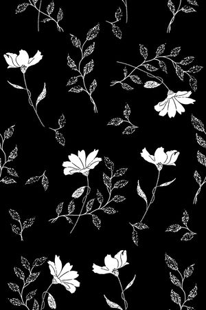 抽象花卉印花华亿平台图片