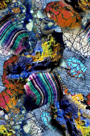 抽象印花华亿平台图片