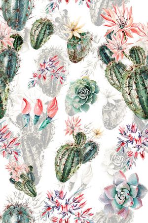 手绘印花华亿平台图片