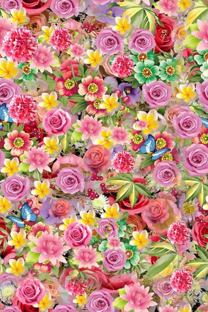 小碎花印花华亿平台图片