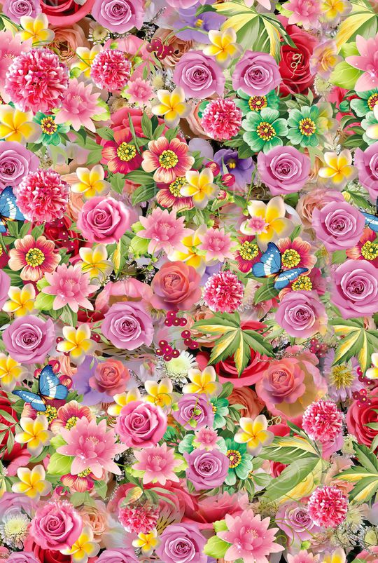 小碎花印花华亿平台图片