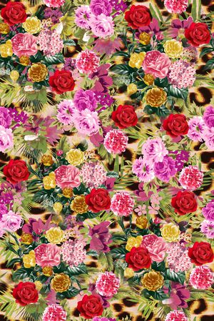 小碎花印花华亿平台图片