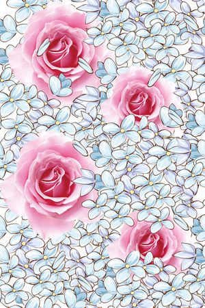 花瓣印花华亿平台图片