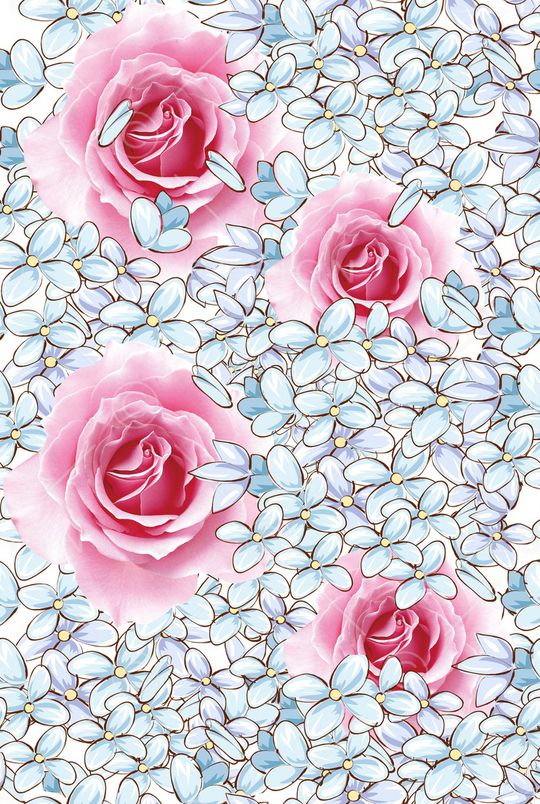 花瓣印花华亿平台图片