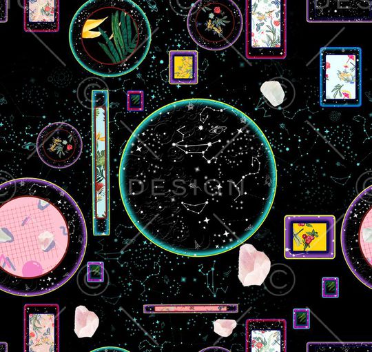 抽象印花华亿平台图片