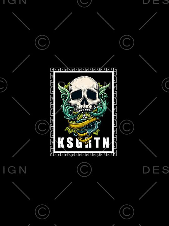 骷髅头印花华亿平台图片